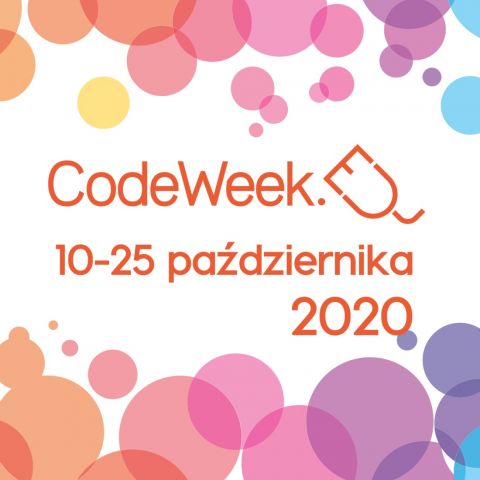 Plakat CodeWeek 10 - 25 października 2020